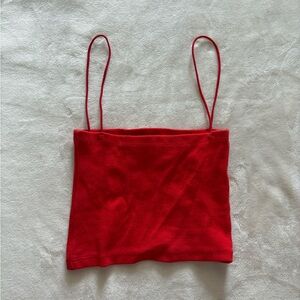 Zara Red Camisole Top